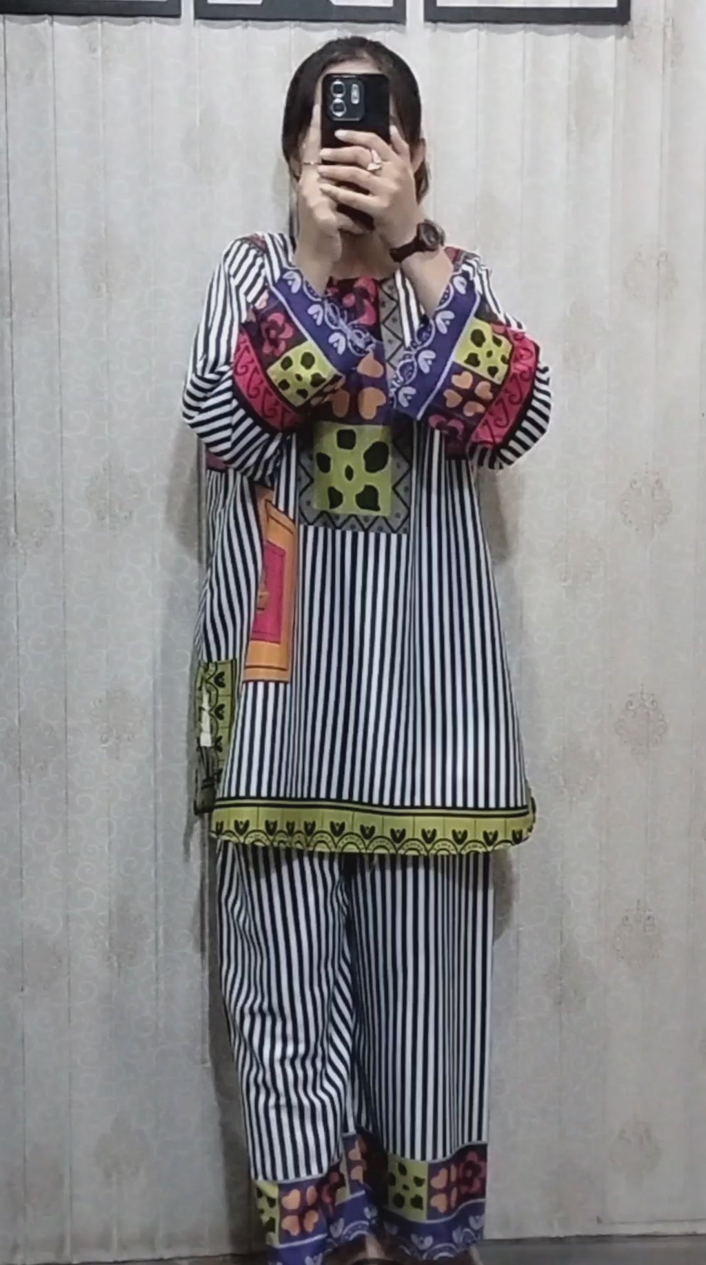 Bella - Printed Shirt & Trouser