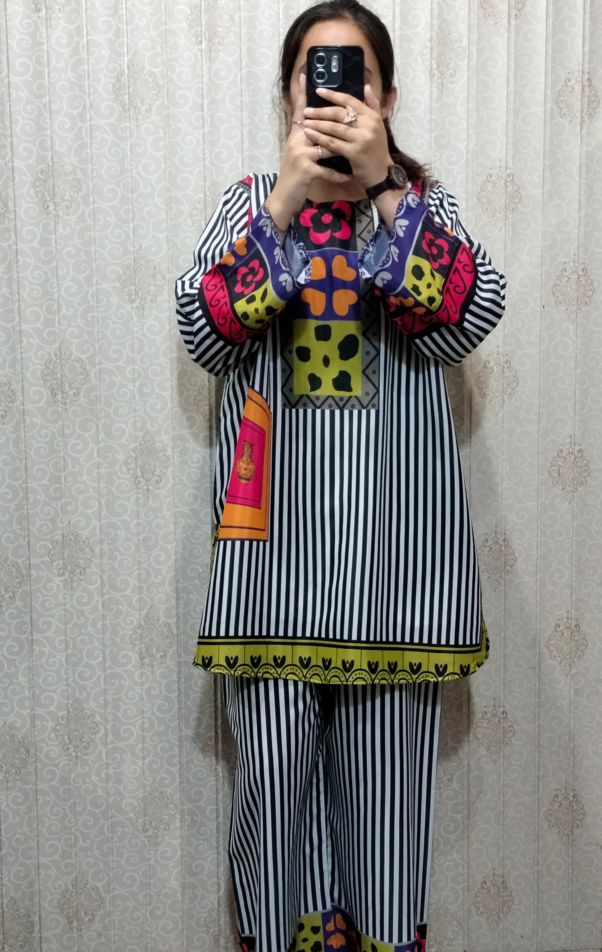 Bella - Printed Shirt & Trouser