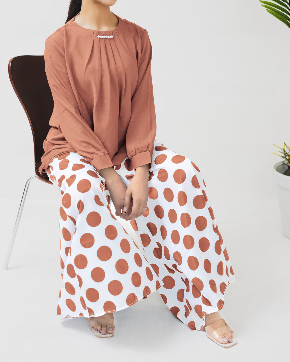 Pearl Top with Palazzo