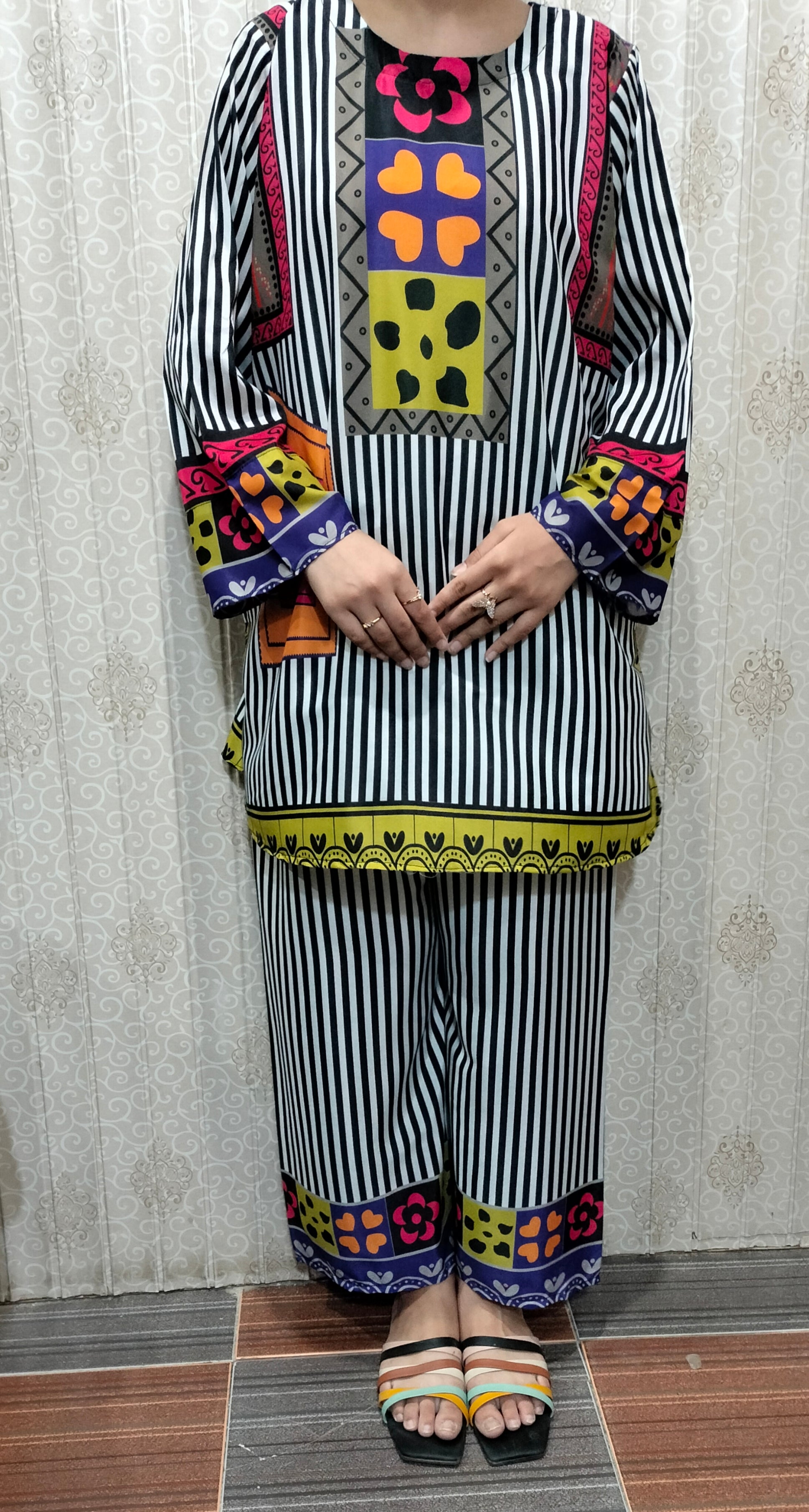 Bella - Printed Shirt & Trouser